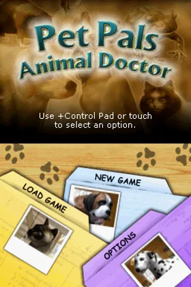 Pet Pals - Animal Doctor (USA) screen shot title